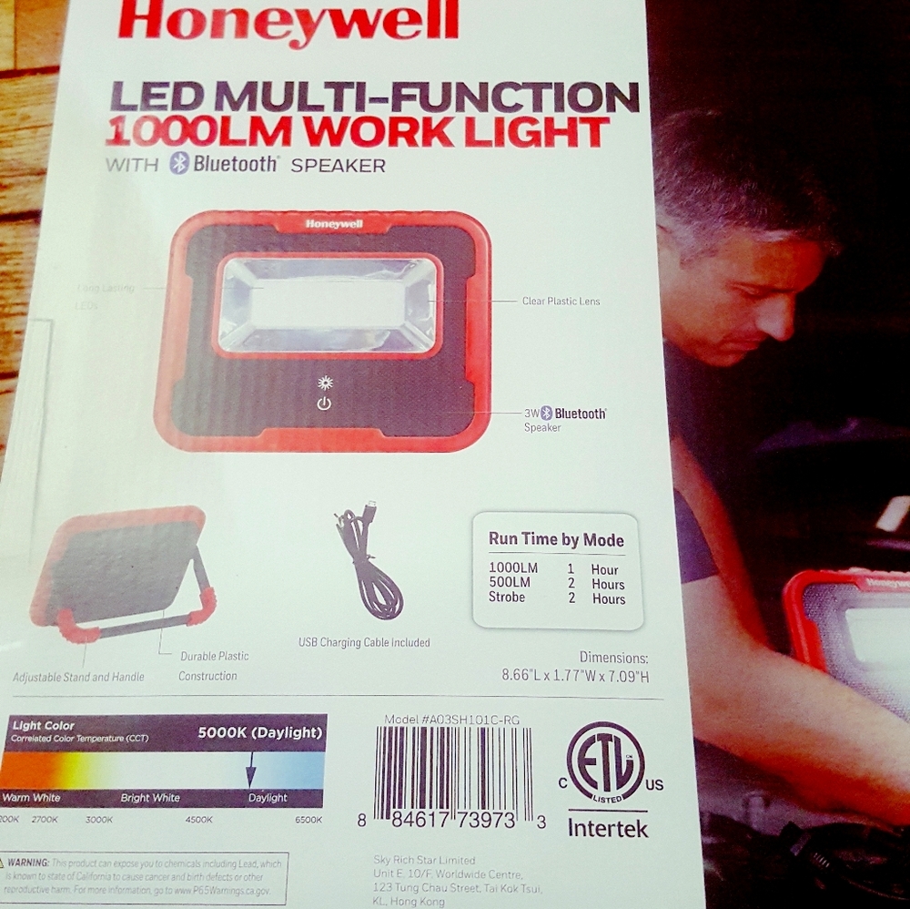 Honeywell Bluetooth speaker LED LIGHTING